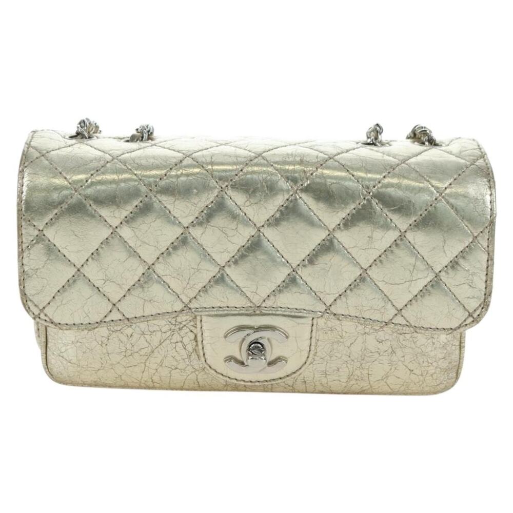 Chanel Matelasse Chain Shoulder Bag Gold